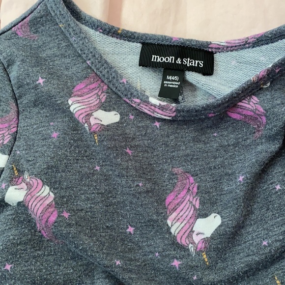 Moon & Stars Unicorn Dress Size 4/5 - Picture 2 of 2